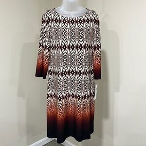 NWT London Times Ombre Dress.  Size 14 XL extra large